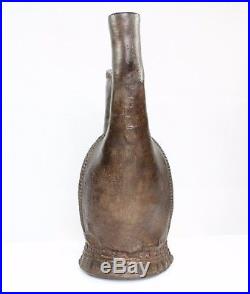 16th Century Ottoman Leather Matara Water Flask