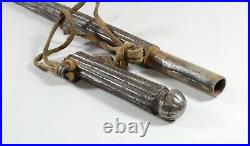 17th / 18th Century Indo Persian Steel Divit Pen / Brush Holder Case