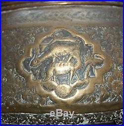 18/19C Indo-Persian/Mughal Bowl withProfuse Decoration NR