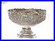 1930's Persian Silver Repousse Stem Bowl Tazza Compote Bird & Flower Mk 337 Gram