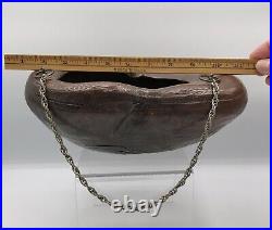 19th C. Islamic Coco-de-mer Shell Kashkul Dervish Begger Bowl /b