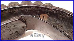19th Century Turkish Ottoman Arnauten Warrior Belt Leather Carnelian Brass
