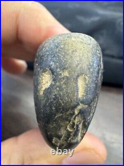 1st CE Sassanian near eastern king & animal sacrifice intaglio stone amulet