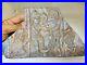 200 BC intercultural lapis lazuli stone engraved fighters Bactrian relief tablet