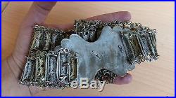 21# Old Antique Islamic / Ottoman / Persian Belt Silver Plated