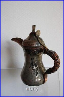 23 cm RARE very old Antique Dallah islamic art Coffee Pot bedouin
