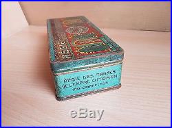 35# Old Tin Box Regie of Tobacco of the Ottoman Empire Constantinople Cigarettes