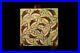 #7,19TH CENTURY ANTIQUE PERSIAN TILE w Swimming Fishes