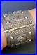 ANTIQUE 19th CENTURY ETHNIC HINGED SILVER CUFF BRACELET Middle eastern