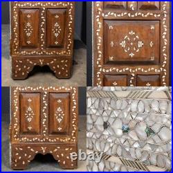 ANTIQUE 20thC MIDDLE EASTERN MOTHER OF PEARL CHEST c. 1900