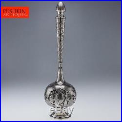 ANTIQUE 20thC PERSIAN SOLID SILVER EXCEPTIONAL SIGNED JUG, VARTAN, ISFAHAN c1910