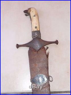 ANTIQUE ARAB PERSIAN SHAMSHIR SWORD FOR RESTORATION