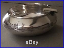 ANTIQUE IRAQI / MIDDLE EASTERN 900, SOLID SILVER ASHTRAY/ BOWL, 81.85, GMS, c1920