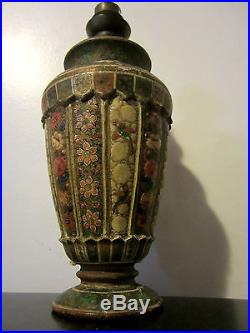 Antique Islamic Kashmir Lamp #4