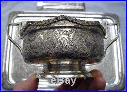 ANTIQUE ISLAMIC MIDDLE EASTERN PERSIAN SOLID SILVER TEA COFFEE SET 2705gr / 95oz