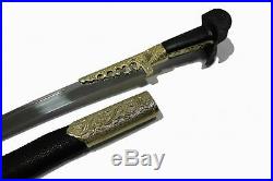 ANTIQUE ISLAMIC SWORD YATAGHAN TURKISH OTTOMAN GOLD SILVER dagger Replica Knife