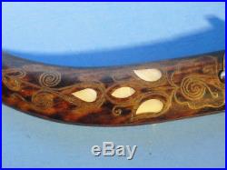 ANTIQUE Middle Eastern Dagger Mother Of Pearl Inlay