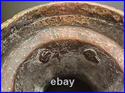 ANTIQUE Middle Eastern MOORISH Tinned Solid COPPER EWER 12.5 Tall Classic