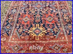 ANTIQUE Middle Eastern RUG Circa 1930's UNUSUAL DESIGN Hand Made