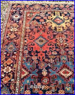 ANTIQUE Middle Eastern RUG Circa 1930's UNUSUAL DESIGN Hand Made