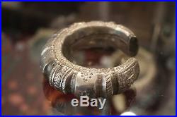 ANTIQUE OMANI SILVER BRACELET CUFF BANGLE OMAN Muscat authentic jewelry tribal