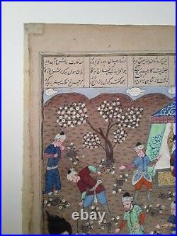 ANTIQUE PERSIAN MINIATURE ISLAMIC paintings