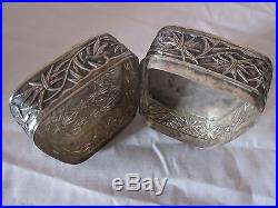 ASIAN CHINESE SOLID SILVER 7 ITEMS