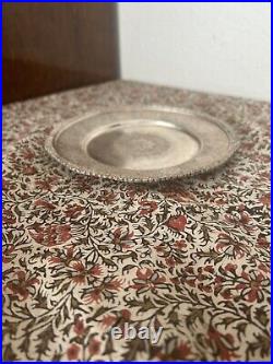 AUTHENTIC Antique 84 Silver Islamic middle eastern Art plate