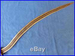 Abyssinian Ethiopian shotel sabre (sword) 19th early 20th