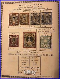 Album Of Stumps of Persian (Persia)Qajar 1868-1925