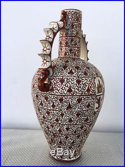 Alhambra Vase Nasrid Islamic Lustreware Hispano Moresque Moorish Spanish 1800's