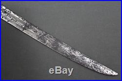 An interesting oriental curved blade Probably from Caucasus, 19th century