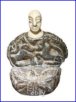 Ancient Bactrian Idol. Ibex And Serpent Motifs