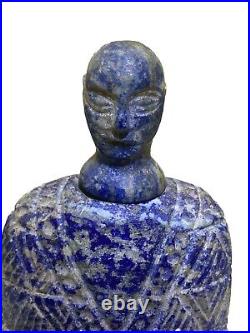 Ancient Bactrian Princess. Beautiful Lapis Lazuli With Chlorite Headdress