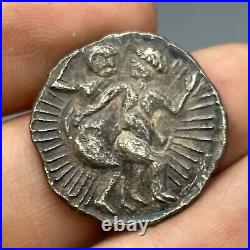 Ancient Islamic Mughal Empire Silver Coin King Jahangir