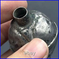 Ancient Islamic Seljuk Civilization Pure Silver Bead 14th Century AD