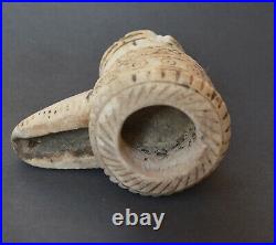 Ancient Middle Eastern Islamic marble oil lamp Circa 10 -12 Century AD