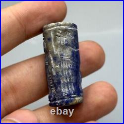 Ancient Near Eastern Anunaki With King Intaglio Bead