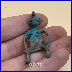 Ancient Near Eastern Bronze Anunaki Alien Amulet