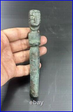 Ancient Near Eastern Bronze Deity Figure Early Dynasty