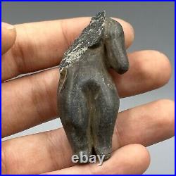 Ancient Near Eastern Ghandara Central Asian Buddah Half Stone Body