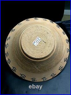 Ancient Near Eastern Islamic Samanid Dynasty Ceramic Bowl Circa 10th Century