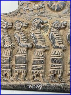 Ancient Near Eastern Stone Tablet With Deferent Ritual Anunaki Scenes