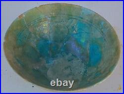 Ancient Persian Islamic Kashan Samanid Nishapur Bowl Restored