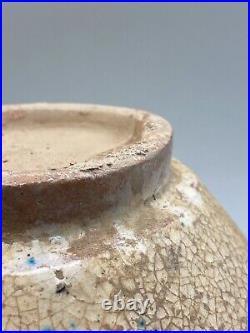 Antique 14th 16th Century Islamic Safavid Sultanabad Stoneware Bowl 9 in F6