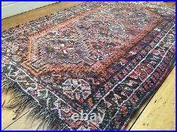 Antique 4x 3' Balouchi Rug Hand Knotted Middle Eastern Rug
