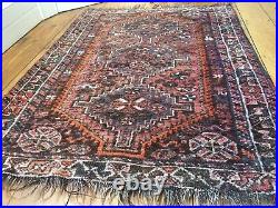 Antique 4x 3' Balouchi Rug Hand Knotted Middle Eastern Rug
