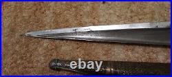 Antique Afghan Khyber Choora Dagger with Scabbard/Very Ornate Craftsmenship