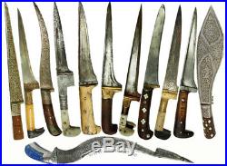 Antique Afghan Khyber Knife Straigh Blade Islamic sword dagger messer 18/1