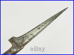 Antique Afghan Khyber Knife Straigh Blade Islamic sword dagger messer 18/12
